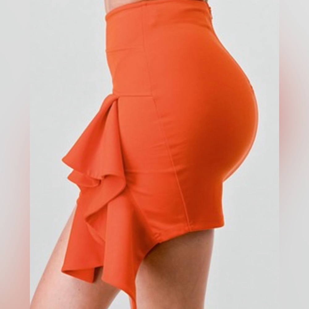 Ruffled Mini Skirt